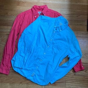 American Eagle long sleeve shirts (lot of 2)